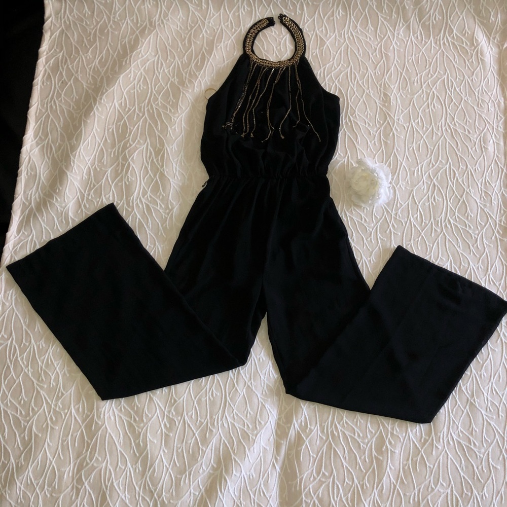 Black jumpsuit pants
